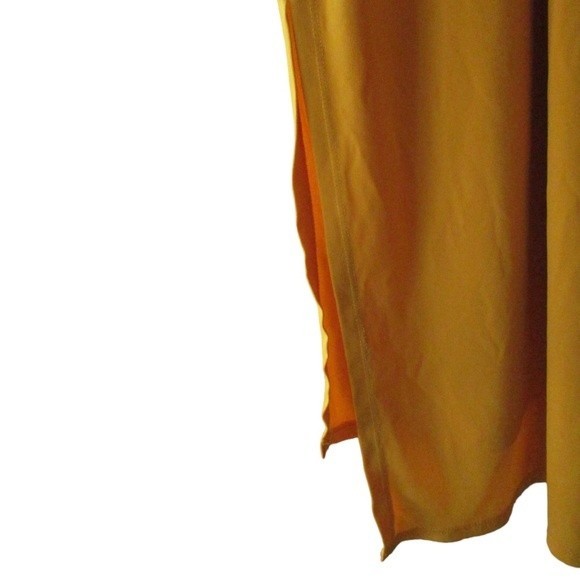 BCBG Gold Long Stretchy Summer Dress - Picture 9 of 10